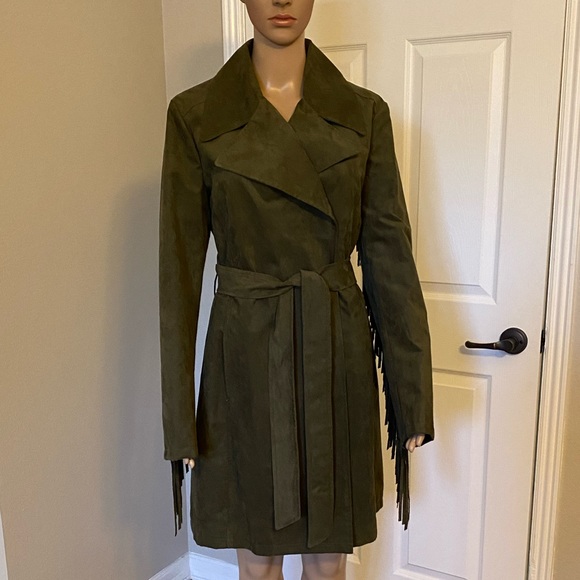 NWOT Karl Lagerfeld Paris Trench Coat - Picture 1 of 12